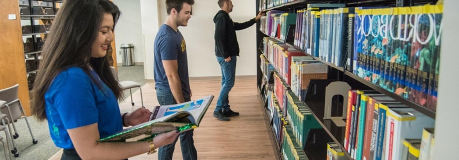 Students in the Library